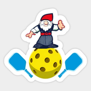 Pickleball Gnome Sticker